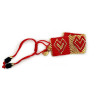 Bracelet Miyuki red and goldk - Amore - Llata & Morett