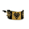 Bracelet Miyuki Heart black gold plated - Amore - Llata & Morett