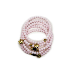 Pinke Kristall Armbänder - Fortuna - Llata & Morett