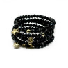 Crystal Bracelets Black - Fortuna - Llata & Morett