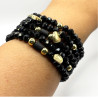 Crystal Bracelets Black - Fortuna - Llata & Morett