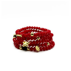 Crystal Bracelets Red - Fortuna - Llata & Morett