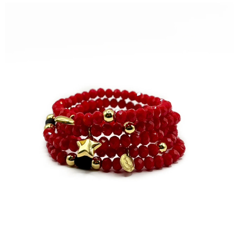 Crystal Bracelets Red - Fortuna - Llata & Morett