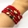Bracciali di cristallo rosso - Fortuna - Llata & Morett