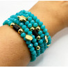 Turquoise Crystal Braceletsl - Fortuna - Llata & Morett